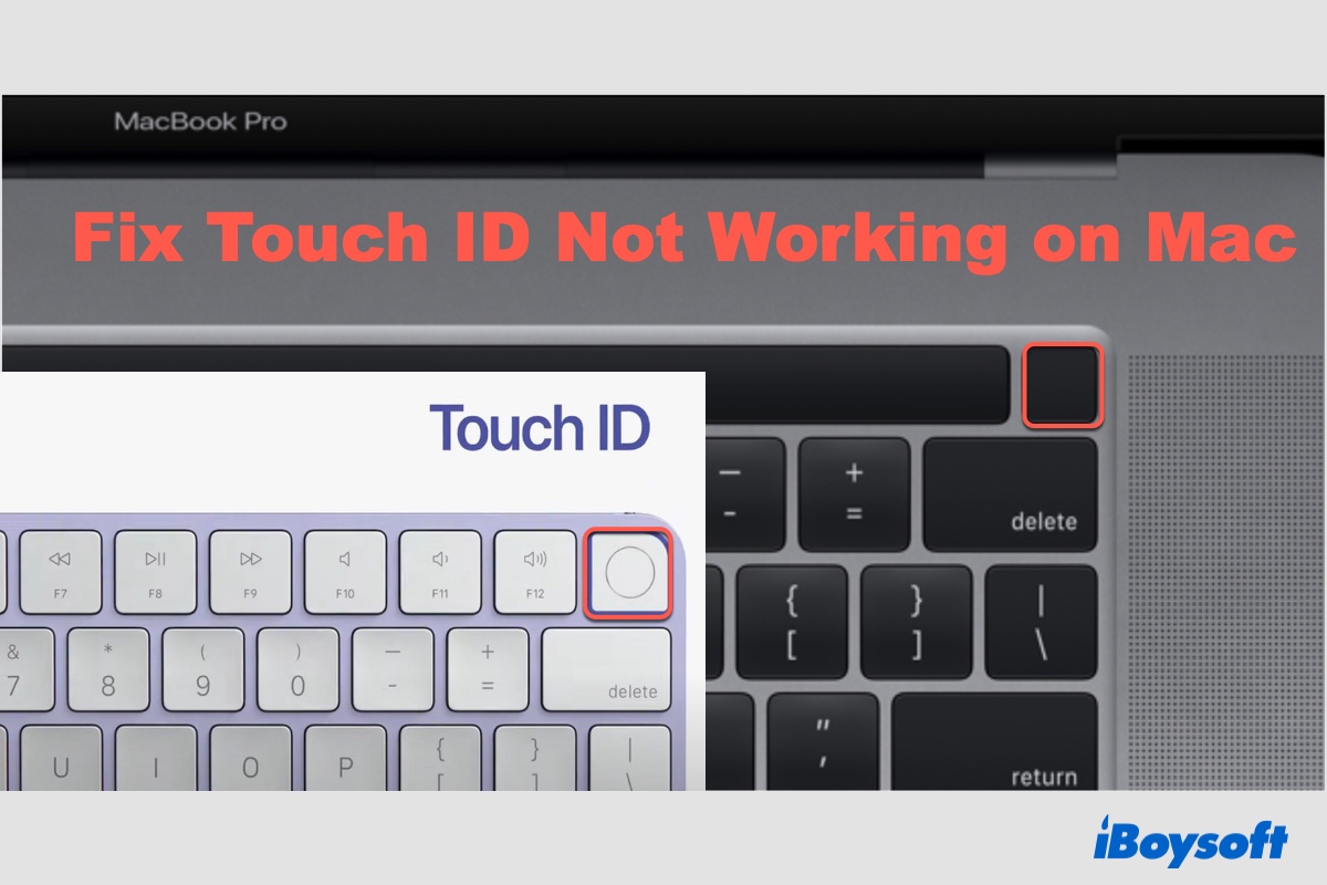 Fix Touch ID ne fonctionne pas sur Mac