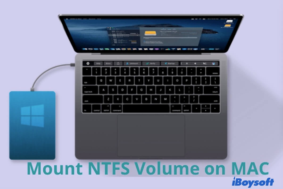 Monter un volume NTFS sur Mac