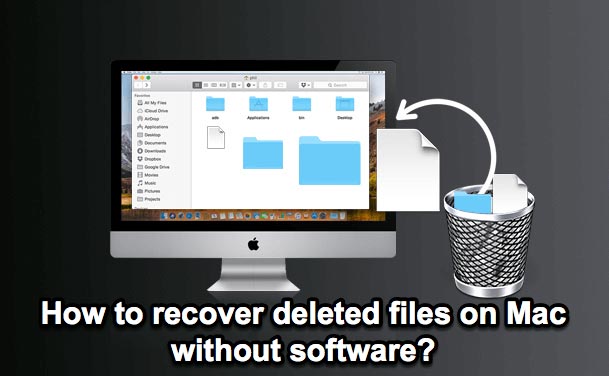  récupérer les fichiers supprimés sur Mac sans logiciel