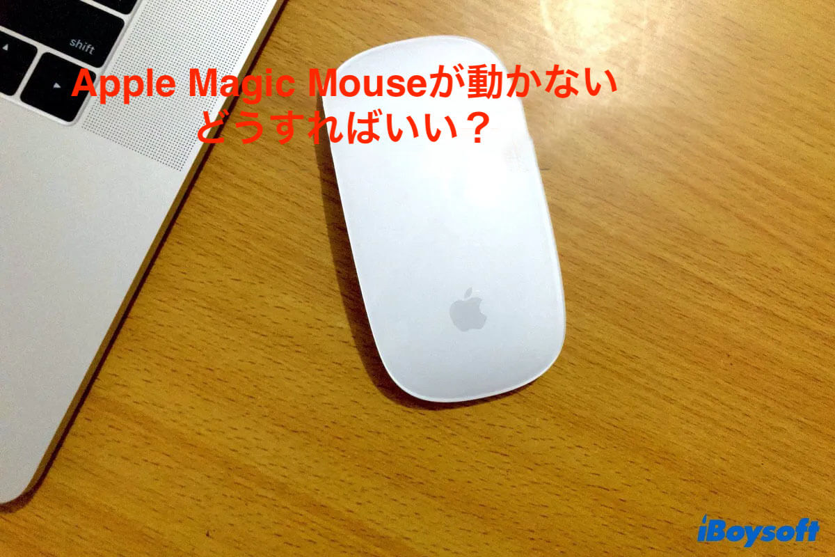 Apple Mouseが動かない、どうすればいい?