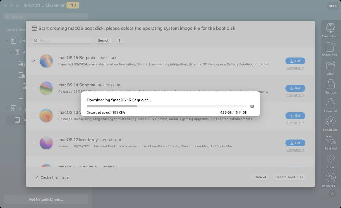 Downloading macOS installer