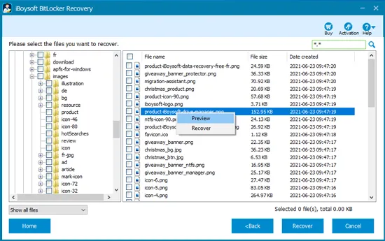 Recuperar datos perdidos de una unidad BitLocker cifrada