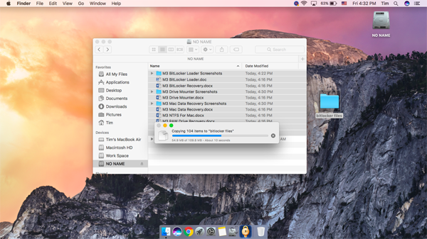 Abrir drive BitLocker criptografado no Mac