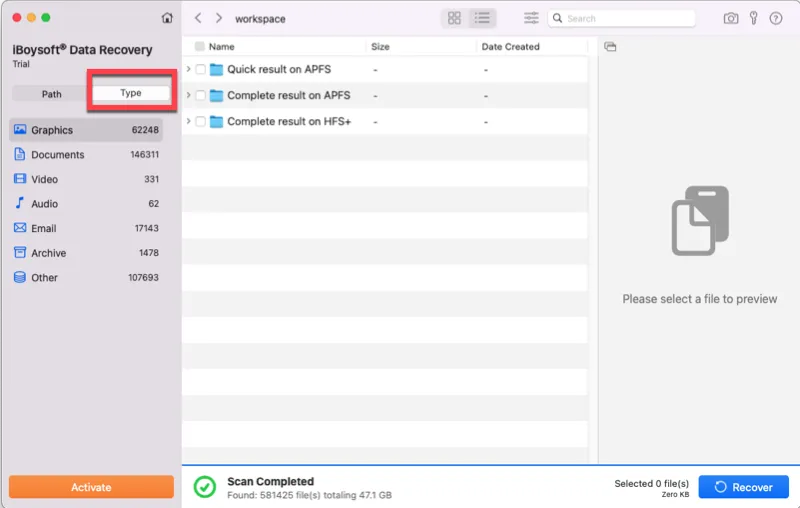 Recuperar notas de voz eliminadas con iBoysoft Data Recovery for Mac