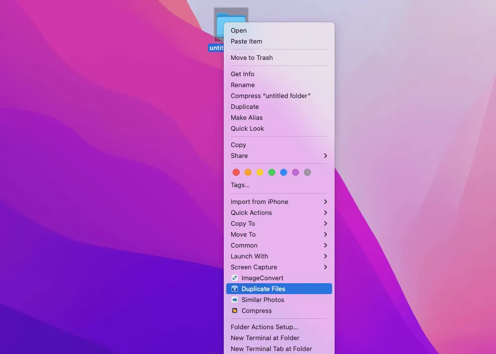 iBoysoft MagicMenu trouver des fichiers en double sur Mac