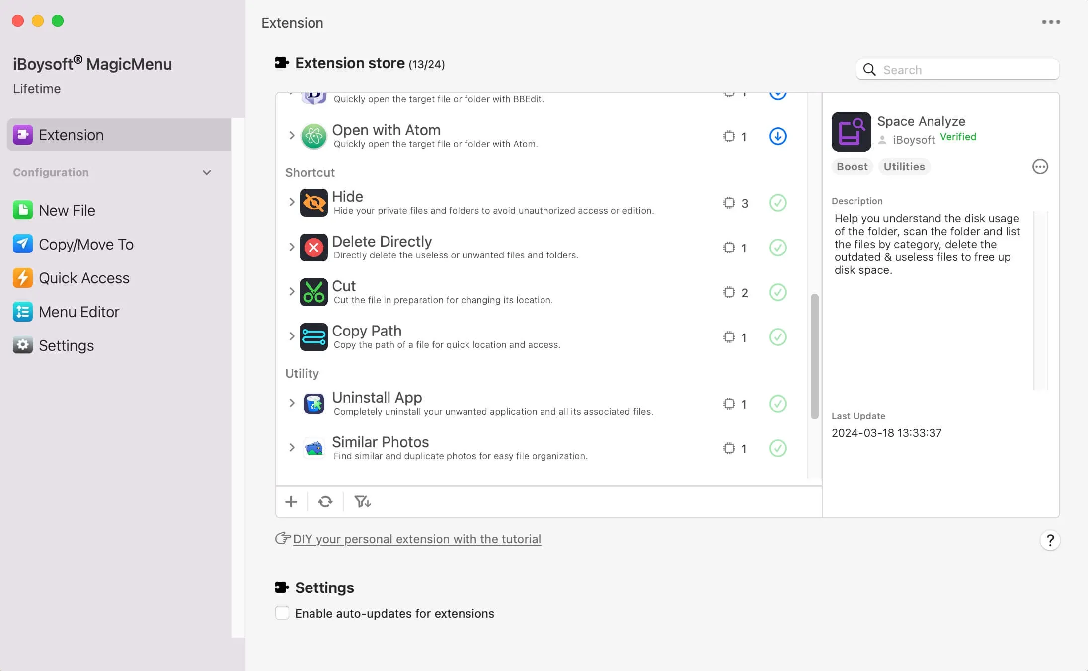 download delete directly
