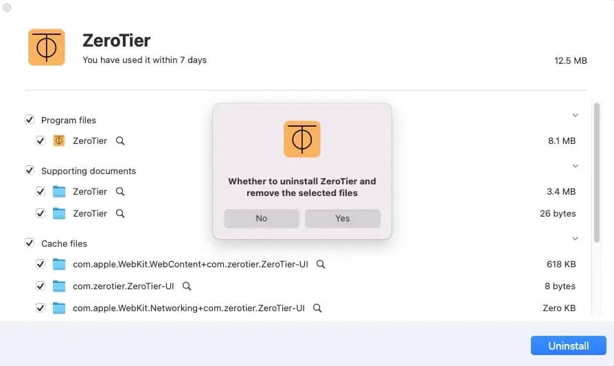 delete language files and app together