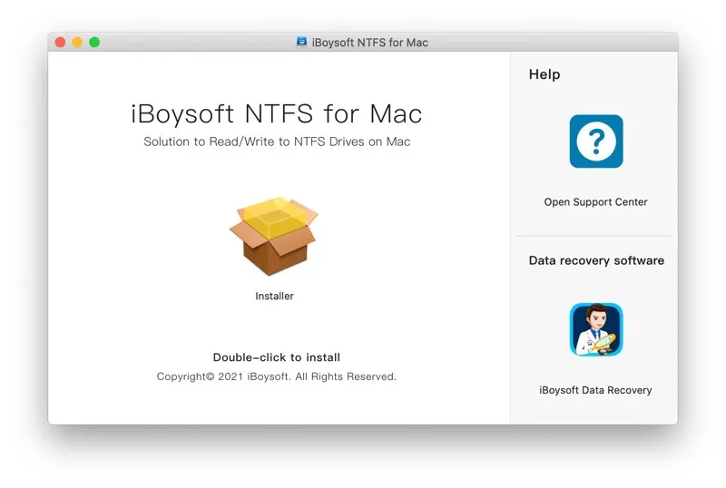 instalar iBoysoft NTFS para Mac