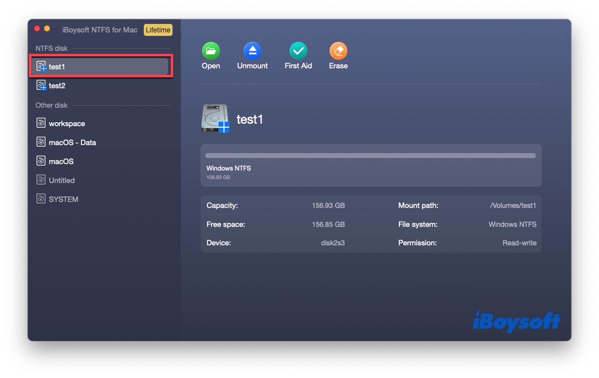 Verwenden Sie WD EasyStore mit NTFS-Format auf dem Mac