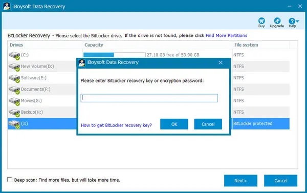 recuperación de bitlocker