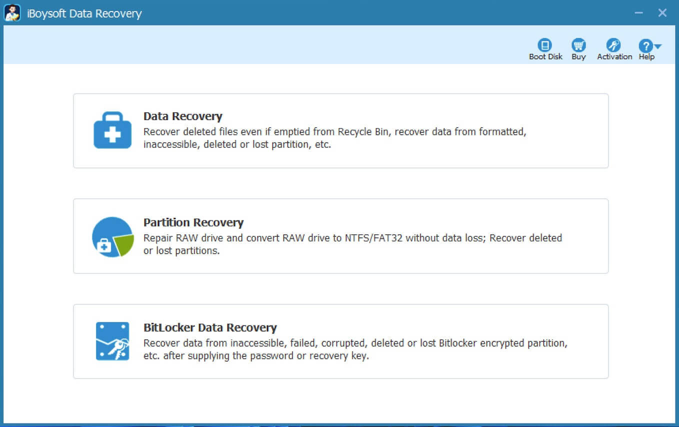 How to use iBoysoft Data Recovery